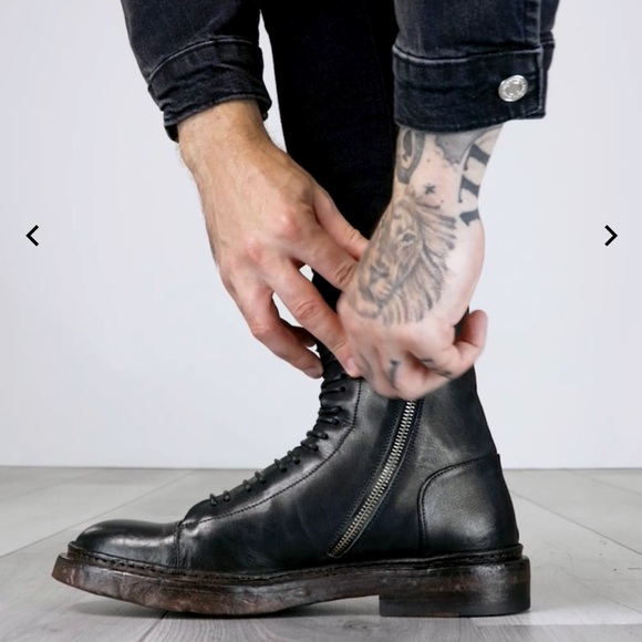 Untamed Street Other - Untamed Street - YORK urban-black welted military boots.